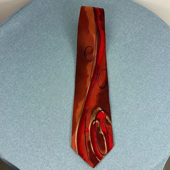 Jerry Garcia 100% Silk Abstract Print 2005 Tie - Picture 1 of 6